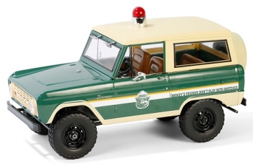 19143 1967 Ford Bronco - Smokey Bear Forest Ranger 1:18